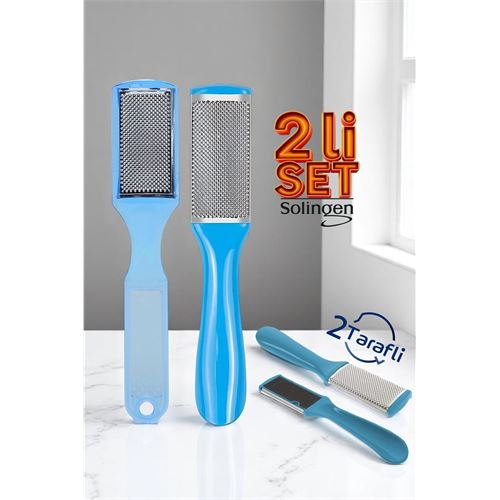 HSNET Topuk Törpüsü - Topuk Rendesi 2 li Set 2 Yüzeyli Solingen Professional