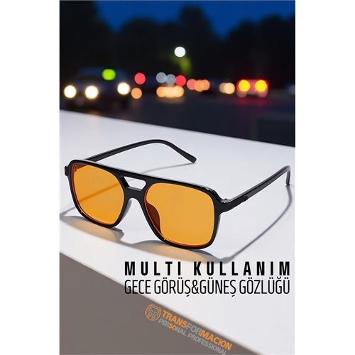 HSNET Gece Sürüş Görüş Parlama Önleyici Gece Gözlüğü Sis Far Işık Önleyici Anti-Fog Gözlük