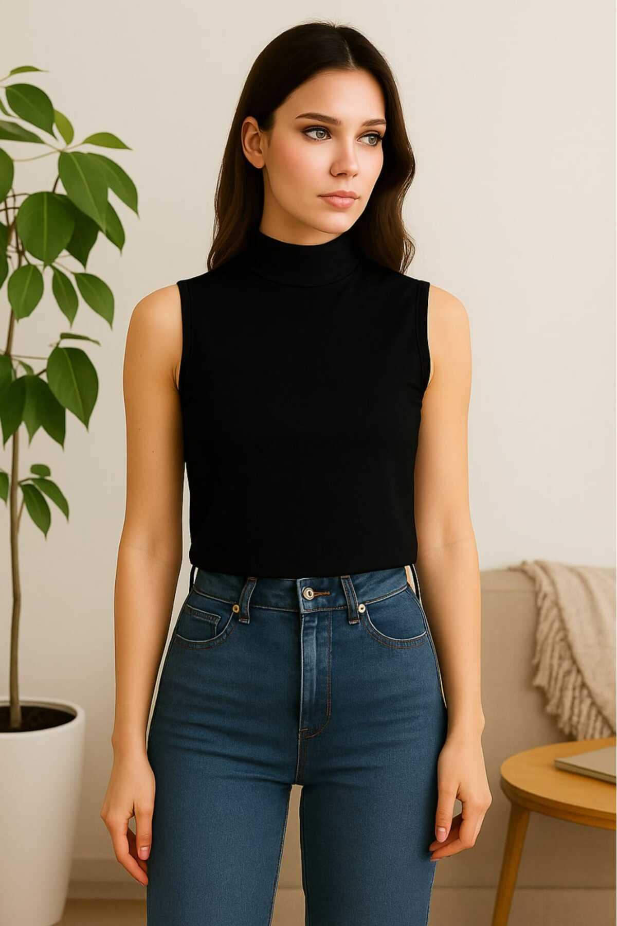 zamansız tasarımıyla dikkat çeken düz body.; - Basic koleksiyonun sadeliğini yansıtan