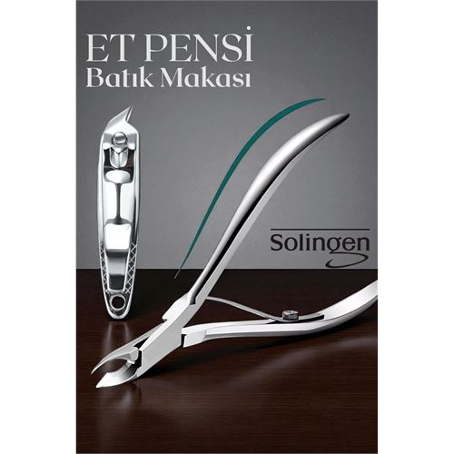 HSNET Tırnak Et Pensi - Et Makası - Batık Tırnak Makas Seti Solingen Profesyonel