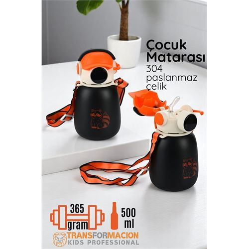 HSNET Inox Çelik Hafif Çocuk Matarası 500 ml KAPASİTELİ