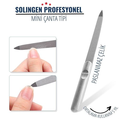 HSNET Mini Tırnak Törpüsü Paslanmaz Çelik Solingen Profesyonel