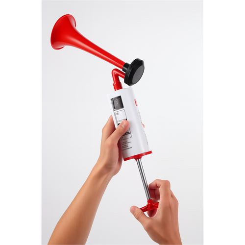 HSNET Bitmeyen Tekrar Tekrar Doldurulabilir Gazsız Deprem Kornası