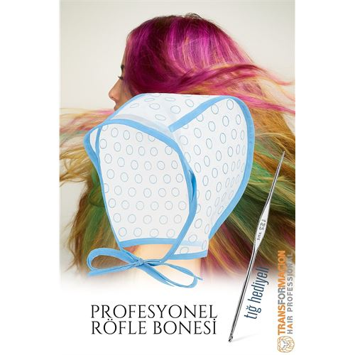 HSNET Röfle Bonesi ve Tığ Seti – Boya Tutmaz - Profesyonel Saç Açma Aparatı