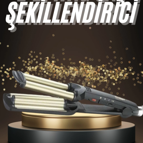 İkili Wag Maşa Saç Şekillendirici Seramik Kaplama Isı Ayarlı