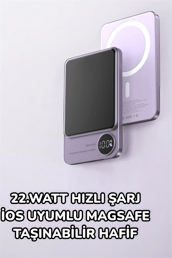 Ios Uyumlu 225w Hizli Sarj Magsafe Powerbank Dijital Gostergeli 10000 Mah 354355619 Sw600sh900 iOS Uyumlu 22.5W Hızlı Şarj Magsafe Powerbank Dijital Göstergeli 10.000 mAh najmaddin.com iOS Uyumlu 22.5W Hızlı Şarj Magsafe Powerbank Dijital Göstergeli 10.000 mAh - Görsel 3