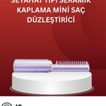 Isıtmalı Saç Düzleştirici Fırça – Kablosuz ve Hafif Tasarım