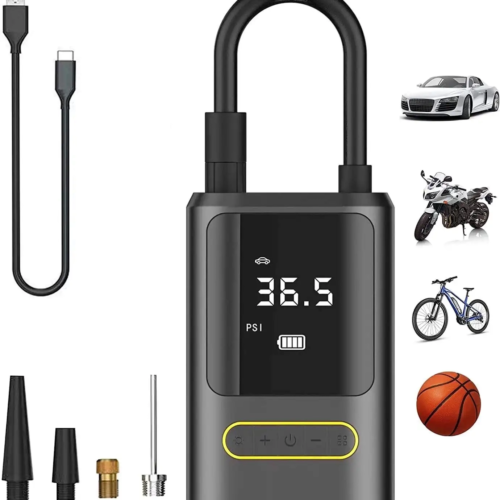 Ka-760 Kablosuz Oto Araç Mini 4000mah 150 Psı Işıklı Oto Hava Kompresörü