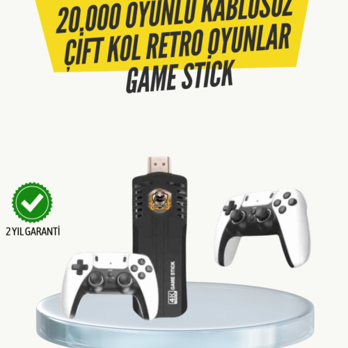 Kablosuz Retro Oyun Konsolu – Geniş Oyun Kütüphanesi ve HD Görüntü ile Sonsuz Eğlence