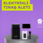 Kart Tasarımlı Şarjlı Tıraş Makinesi | 2 Başlıklı Hassas Kesim
