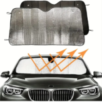 Katlanabilir Ön Cam Güneşlik Isı Önleyici Araç Perdesi Volkswagen Passat Peugeot 3008 Skoda Superb Nissan Qashqai