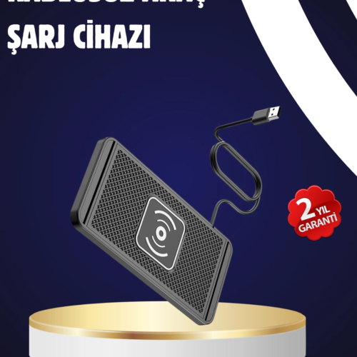 Kaymaz Manyetik Kablosuz Şarj Pedi – Araç