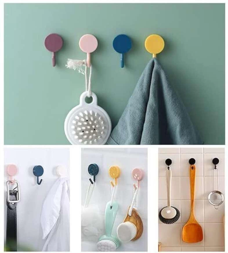 Kendinden Yapışkanlı Renkli Duvar Askısı - Görsel 3