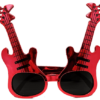 Kırmızı Renk Gitar Şekilli Parti Gözlüğü