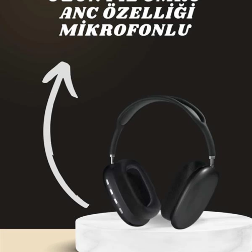 Kulak Üstü Kulaklık Pro9 ve Yeni Nesil Akıllı Saat Android ve İOS Uyumlu ANC Özelliği