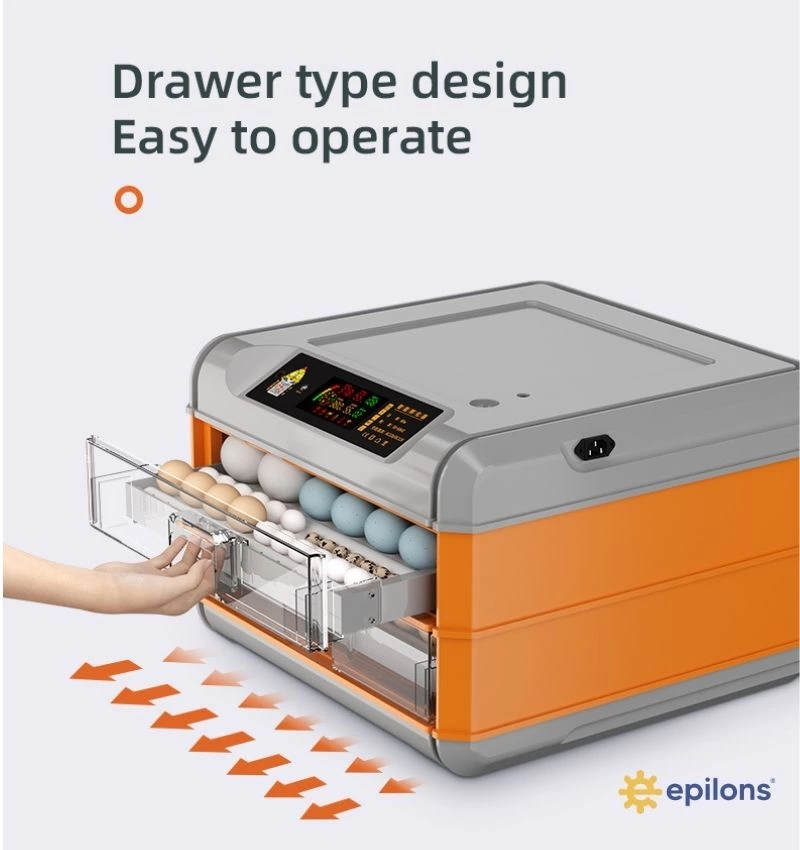 Kuluçka Makinesi Epo-128 Yumurtalık 5 Programlı Tam Otomatik İncubator - Görsel 3