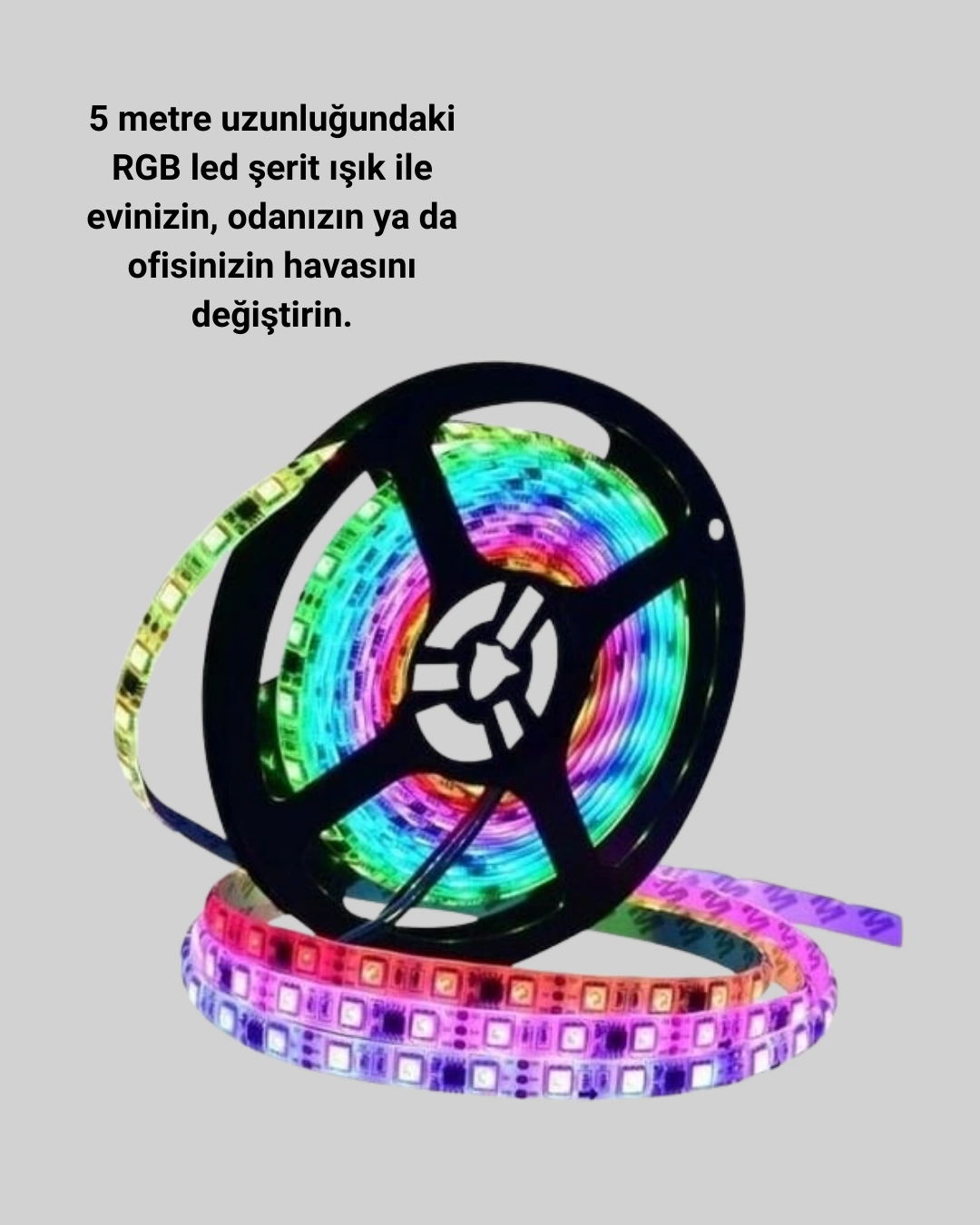 Kumandali 5 Metre Serit Led Dekoratif Aydinlatma 372005574 Sw1080sh1350 700x875 Kumandalı 5 Metre Şerit LED Dekoratif Aydınlatma najmaddin.com dekoratif aydınlatma ihtiyacınız için ideal çözümdür. Esnek yapısı ile farklı yüzeylere uygulanabilir ve istenildiğinde kesilerek ölçülere uyum sağlar. Uzaktan kumanda ile ışık rengini değiştirebilir