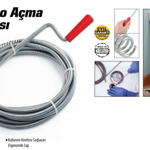 Lavabo Ve Gider Boruları Açacağı - Lavabo Açma Sustası - 3metre