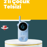 LCD Ekranlı Çocuk Telsizi – İki Yönlü Ses