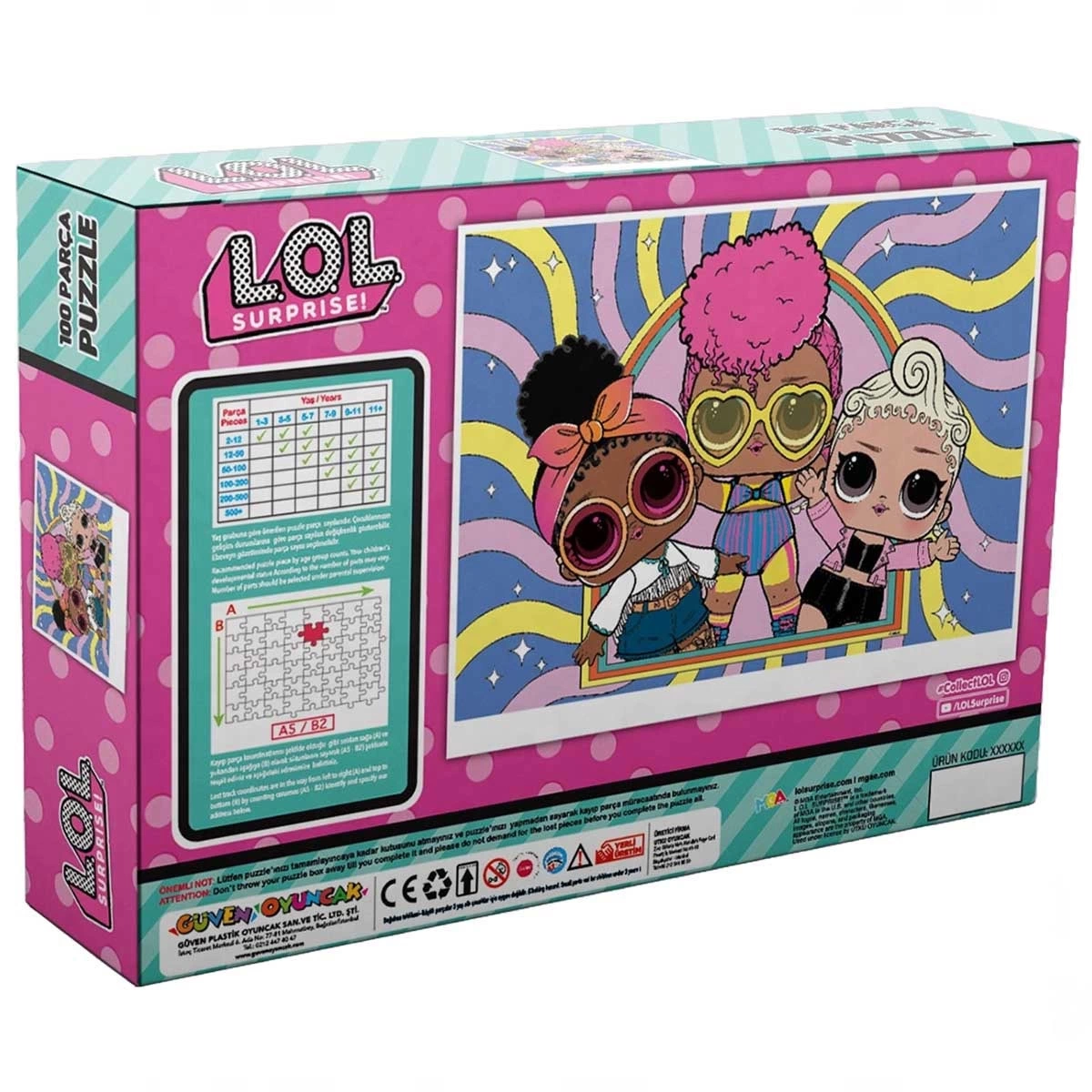 Lol Surprise 100 Parca Puzzle 266153060 Sw1200sh1200 700x700 LOL Surprise 100 Parça Puzzle najmaddin.com LOL Surprise 100 Parça PuzzleHer parça tektir