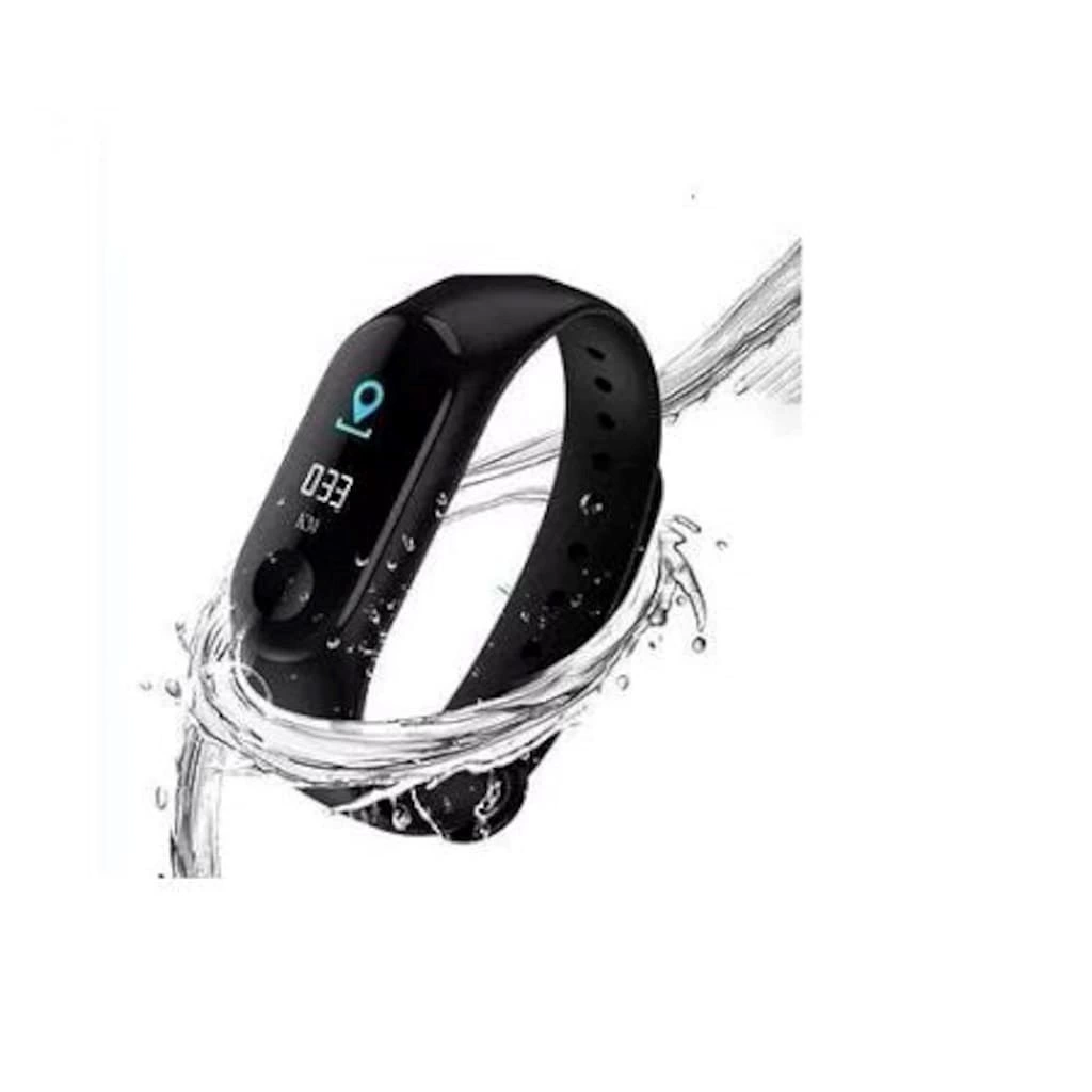 M3 Akıllı Bileklik Nabız Tansiyon Ölçer Akıllı Saat Siyah - Görsel 4