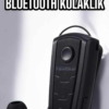 Makaralı Bluetooth Kulaklık Çağrı Cevaplama Kablolu Uzun Pil Ömrü