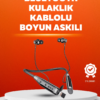 Manyetik Başlıklı Bluetooth Kulaklık – 120 Saat Şarjlı