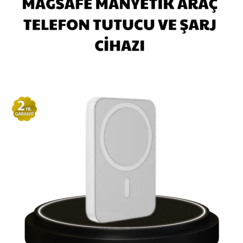 Manyetik Kablosuz Powerbank – iPhone 12/13/14/15 Uyumlu