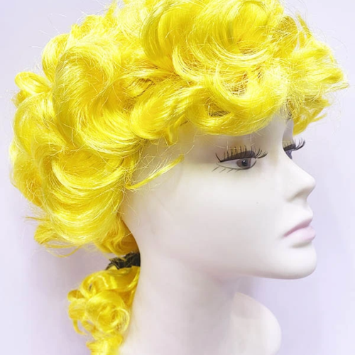 Marquis Baroque Peruk Barok Dönem Yargıç Peruğu Sarı Renk