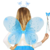 Mavi Kelebek Erkek-kız Seti – 50 Cm Kelebek Kanadı