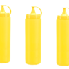 Mayonez Sos Şişesi - 1000ml Dev Boy Sarı 3 Adet