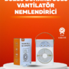 Mini USB Klima Fan | 3 Kademeli Spreyli Hava Soğutucu