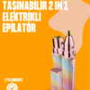 Mini USB Şarjlı Elektrikli Epilatör – Kaş ve Yüz Tüy Temizliği İçin 2'si 1 Arada