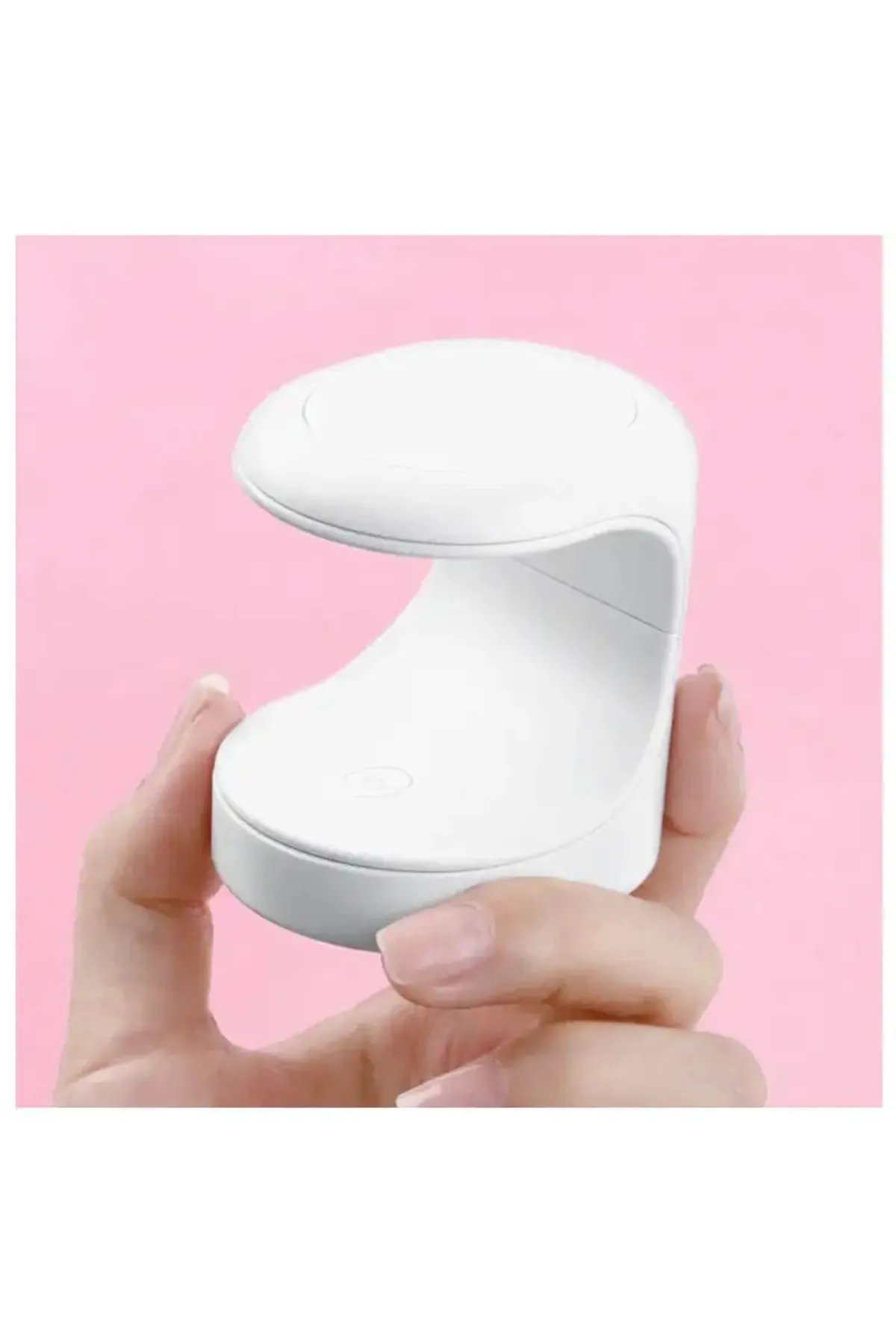 Mini Uv Led Işık Oje Tırnak Kurutucu Tasarımlı Express Protez Tırnak Kiti Kurutma Cilası - Görsel 4