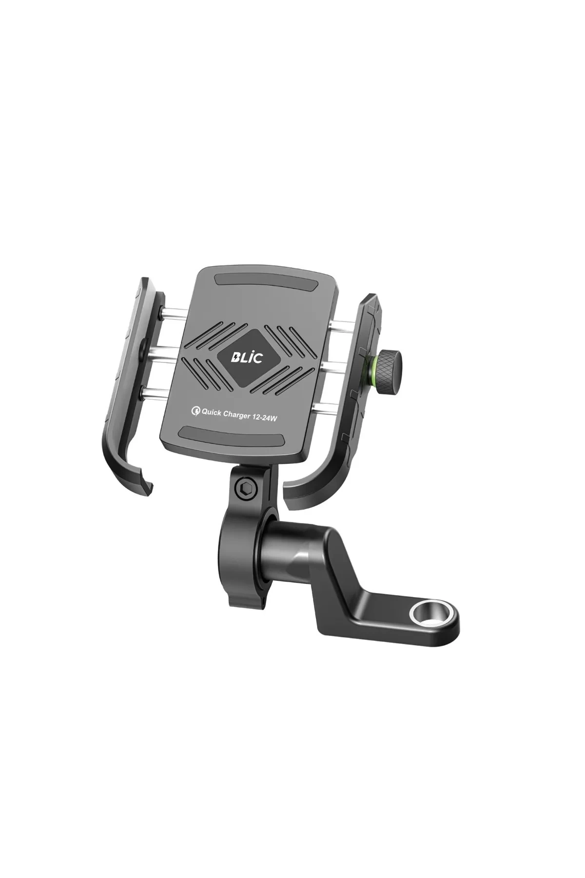 Motosiklet Gidon Ve Ayna Bağlantılı Motor Ve Bisiklet Uyumlu Telefon Tutucu 12-24w Hızlı Şarj