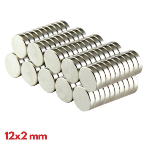N35 12x2 Mm Neodyum Mıknatıs 250 Adet