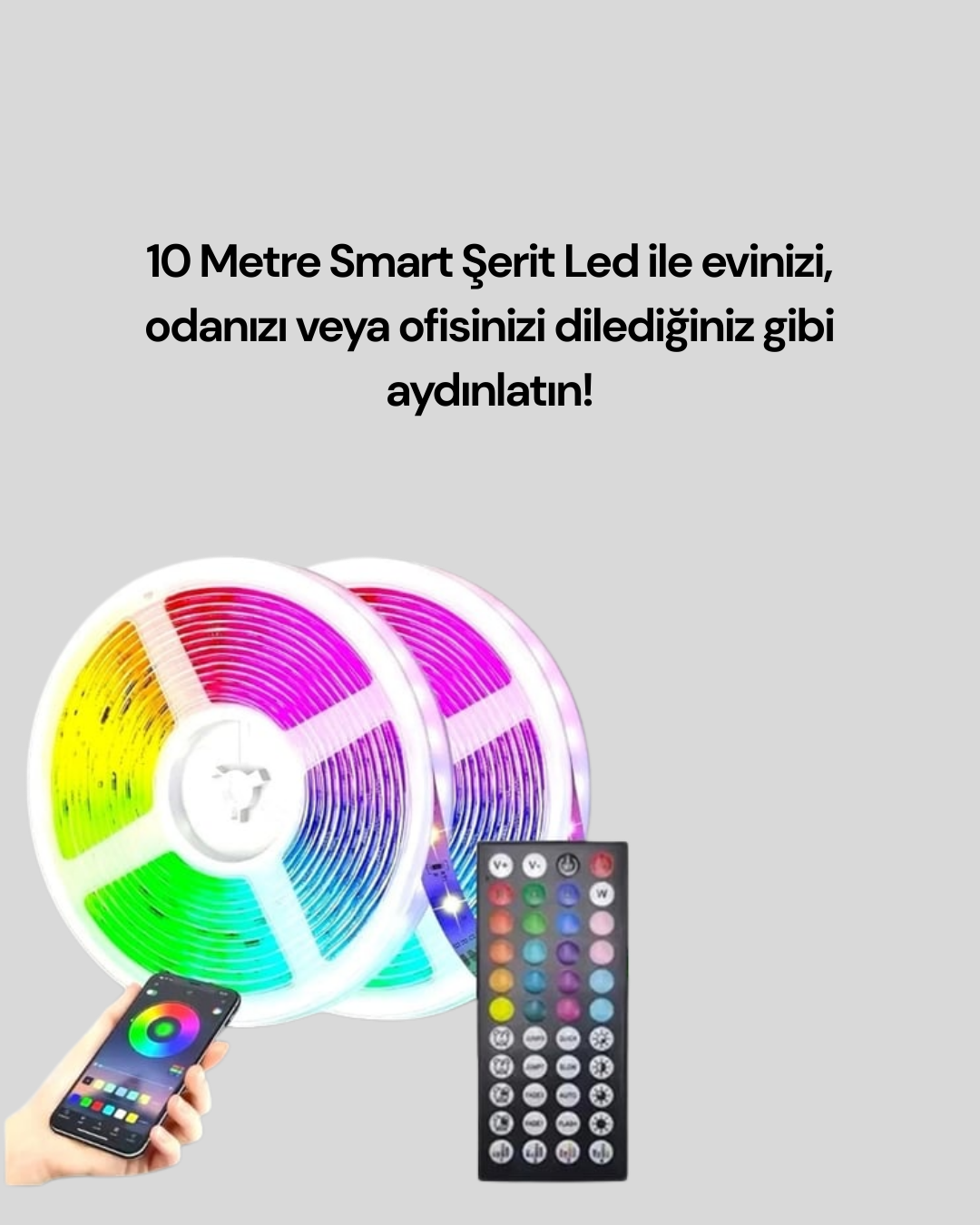Najmaddin.com 2 1112 700x875 10 Metre USB Smart Şerit Led Kumandalı Telefon Kontrollü najmaddin.com IOS ve Android cihazlarla uyumlu çalışır. Uygulama sayesinde istediğiniz renk tonunu ayarlayabilir