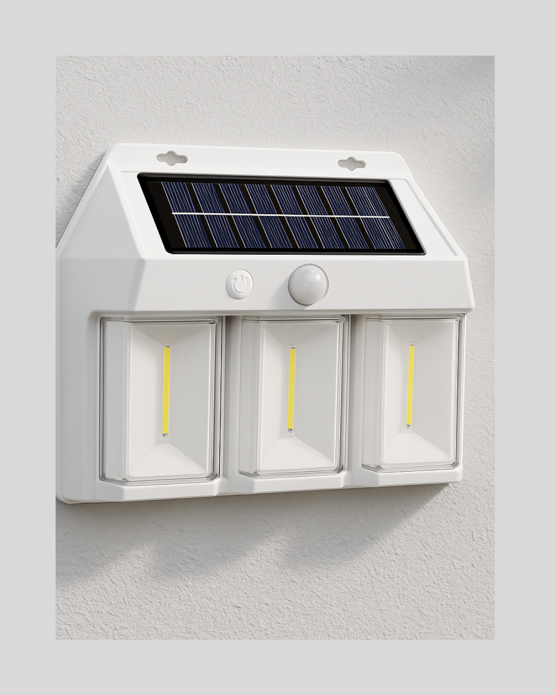 Najmaddin.com 2 1156 700x875 Güneş Enerjili 3 Modlu Duvar Apliği – Bahçe ve Garaj Aydınlatması najmaddin.com çevredeki ışık seviyesini algılar ve lambayı otomatik olarak açıp kapatır. Böylece hem enerji tasarrufu sağlar hem de sürekli kontrol gerektirmez. PIR hareket sensörü ile donatılmıştır; 120° geniş açıyla algılama yaparak güvenliğinizi artırır. 3 farklı ışık modu