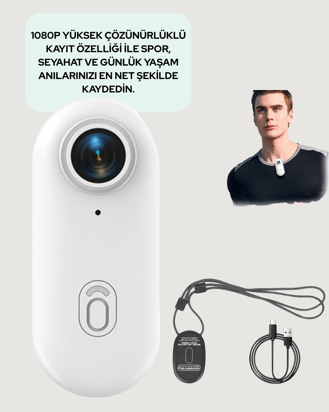 Najmaddin.com 2 1255 700x875 Geniş Açı Lensli WiFi Spor ve Vlog Kamerası najmaddin.com her anınızı kaliteli bir şekilde kaydetmek için özel olarak üretilmiştir. Yalnızca 49 gram ağırlığında olması sayesinde kask