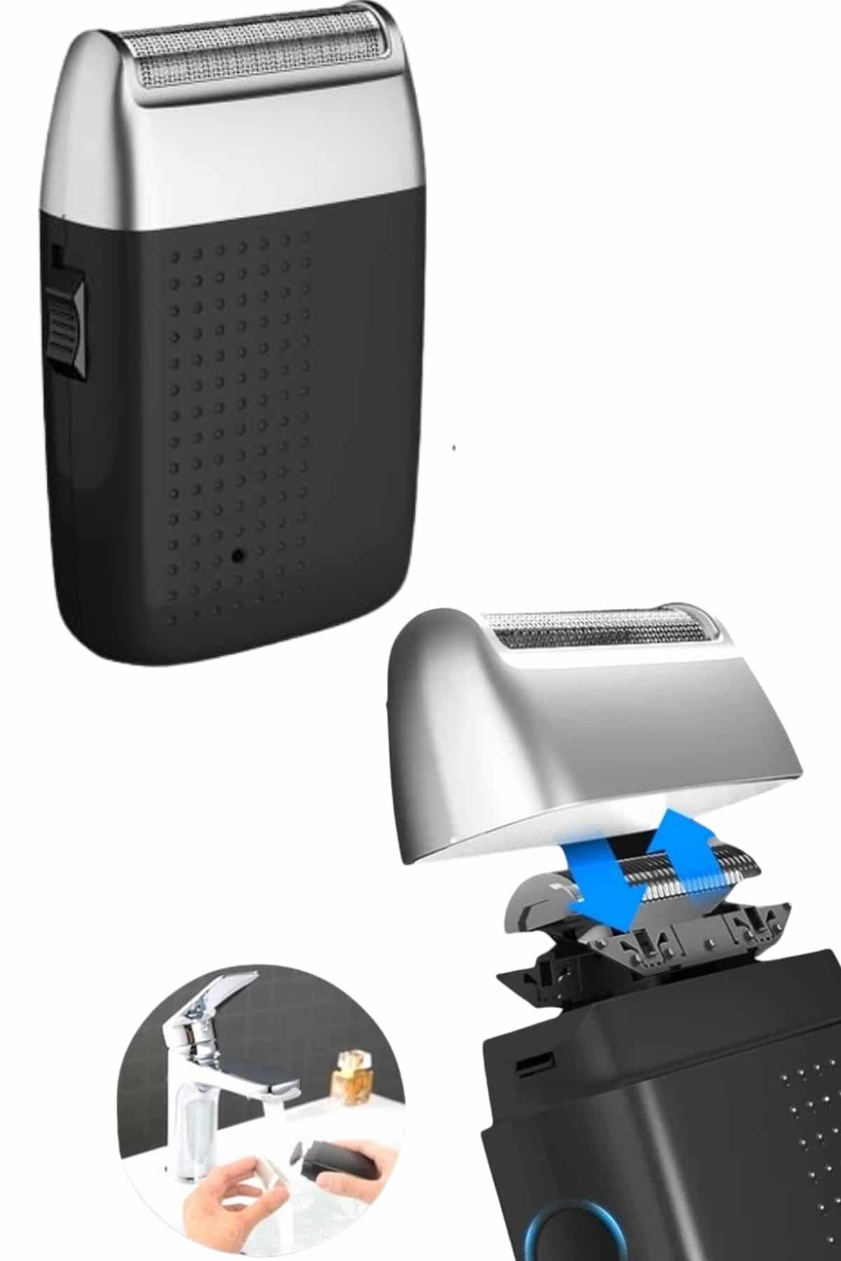 Najmaddin.com 2 1256 700x1050 Taşınabilir Şarjlı Kablosuz Mini Tıraş Makinesi Sinek Kaydı Tıraş najmaddin.com dilediğiniz her yerde tıraş olabilirsiniz.Islak ve Kuru Kullanıma UygunSu geçirmez özelliği sayesinde ister duşta ıslak kullanım