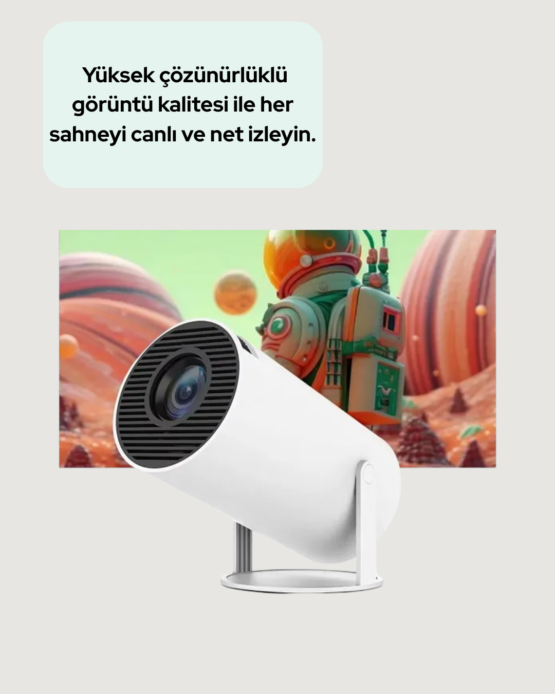 Najmaddin.com 2 1418 700x875 160 ANSI Lümen Parlaklığa Sahip Geniş Ekran Projeksiyon najmaddin.com diziler ve spor müsabakaları yüksek kalitede izlenebilir. Kablosuz bağlantı sayesinde telefon veya tabletten görüntü yansıtılabilir. HDMI ve USB girişleri ile çeşitli cihazlar kolayca bağlanabilir. Uzun ömürlü ampulü sayesinde yıllarca kullanım imkânı sunar.