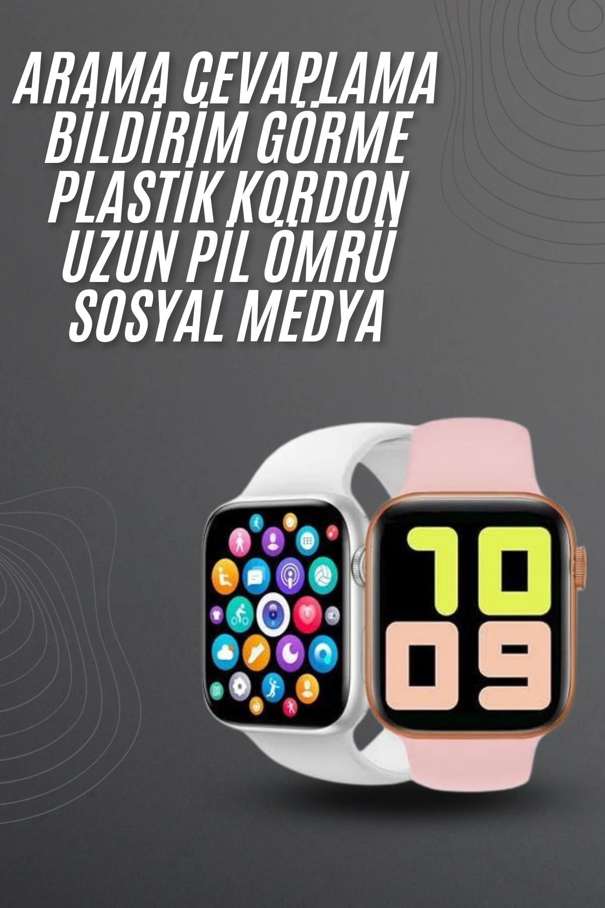 Najmaddin.com 2 1503 700x1050 Yeni Model Akıllı Saat Dokunmatik Ekran Unisex Amoled Ekran 44 mm najmaddin.com bildirimleri rahatlıkla okuyabilirsiniz. Unisex tasarımı