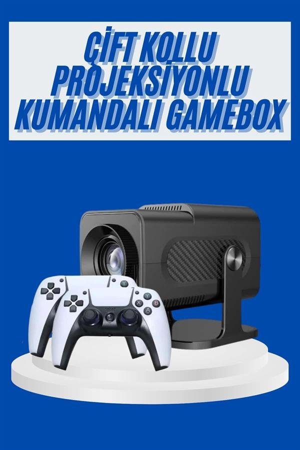 Najmaddin.com 2 1816 4K Android Smart Wi-fi Çift Kollu Projeksiyon Game Box Kumandalı Taşınabilir najmaddin.com canlı ve detaylı görüntüler sunar. Gelişmiş LED ışık teknolojisiyle donatılan bu model