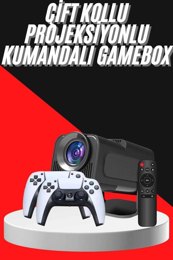 Najmaddin.com 2 1817 Retro Video Oyunu Konsolu Android Tv El Oyun Konsolu WIFI Taşınabilir Projeksiyon Cihazı najmaddin.com canlı ve keskin görüntüler oluşturur; böylece film