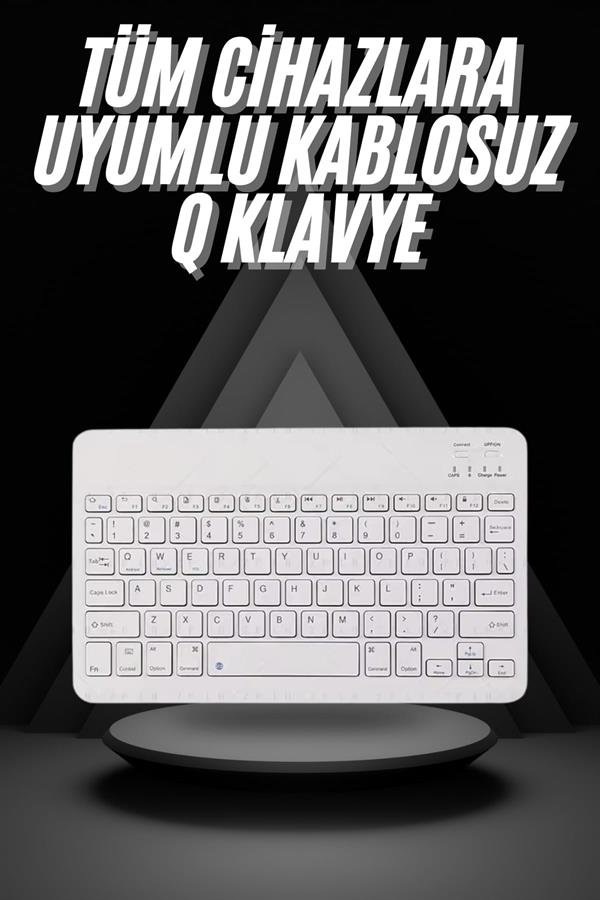 Najmaddin.com 2 1823 Q Klavye Türkçe Bluetooth Klavye Tüm Cihazlara Uyumlu Kablosuz najmaddin.com çalışma esnasında eğlenceli bir ortam yaratabilirsiniz.Numerik tuş takımı