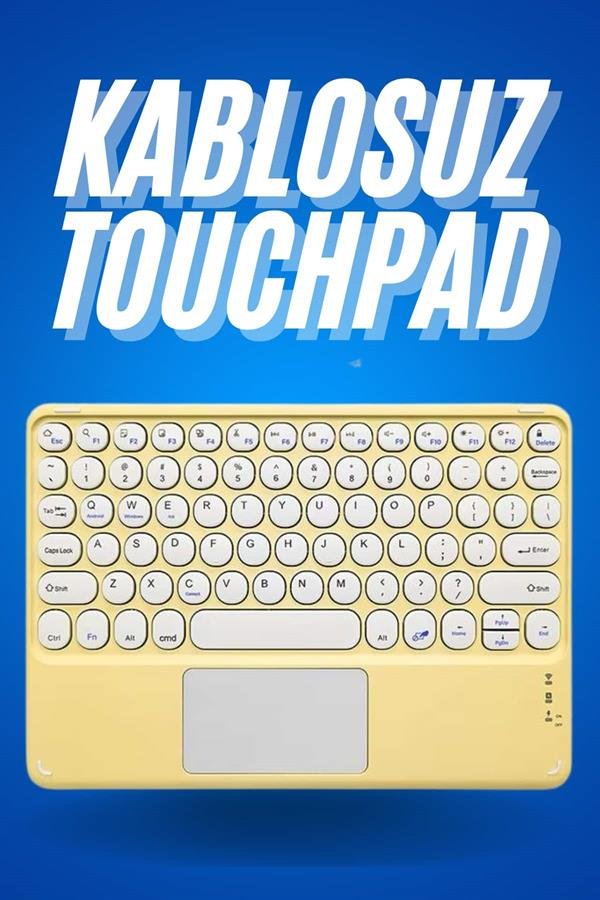 Najmaddin.com 2 1826 Bluetooth Touchpad Klavye Ultra İnce Taşınabilir Q Klavye najmaddin.com fare kullanımını ortadan kaldırarak tabletinize bilgisayar benzeri bir deneyim sunar. Yüksek hassasiyetle çalışarak
