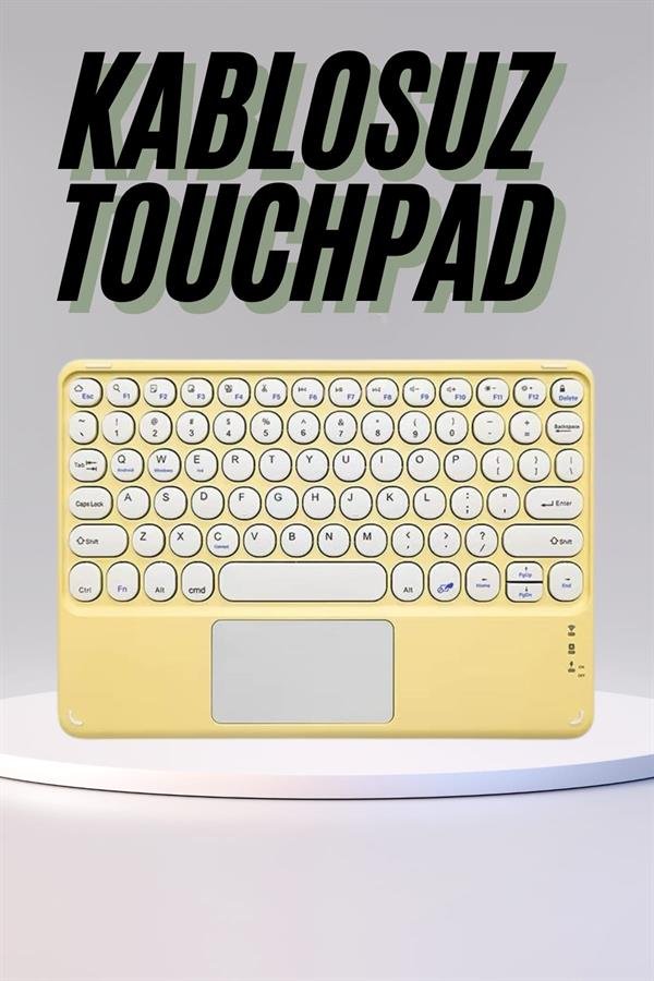 Najmaddin.com 2 1827 Profesyonel Wifi Q Klavye Bluetooth Klavye Touchpad 10.8 Inç najmaddin.com fare ihtiyacını ortadan kaldırır ve tablet kullanımınızı bilgisayar konforuna yaklaştırır. Ergonomik tuş dizilimi