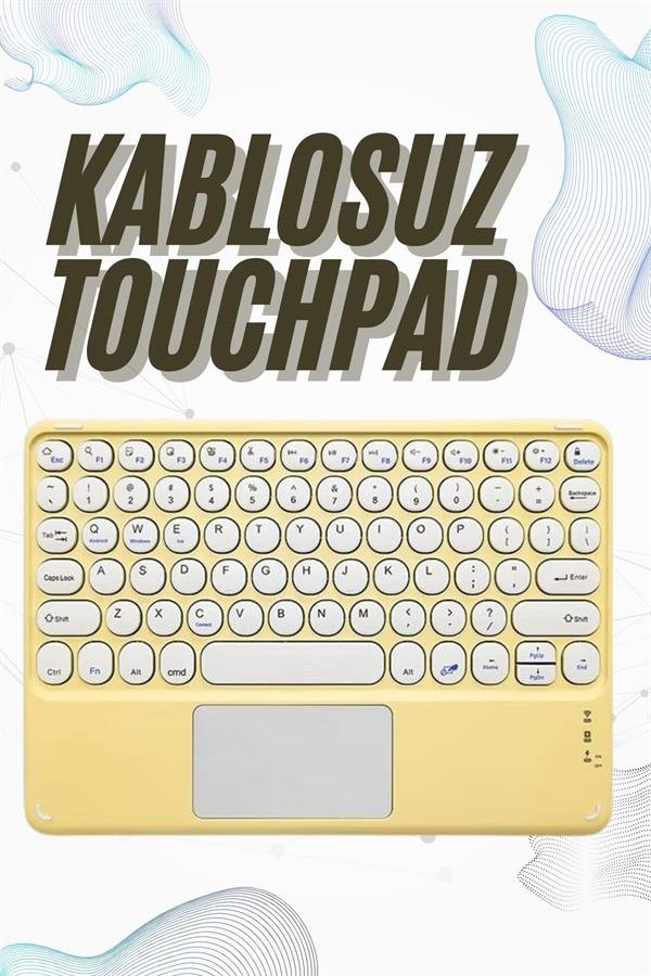 Najmaddin.com 2 1828 Bluetooth Touchpad Klavye 10.9 inch Kablosuz Wifi Q Klavye Slim najmaddin.com tabletle etkileşimi kolaylaştırarak daha konforlu bir kullanım deneyimi sağlar.Belirli bir marka veya modelle sınırlı olmadan