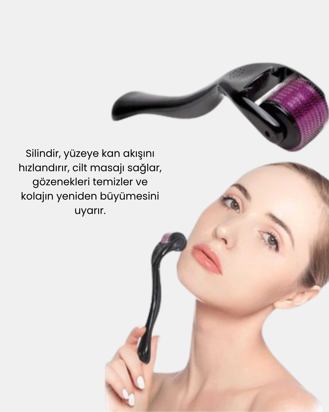 Najmaddin.com 2 190 700x875 Derma Roller Titanyum İğneli Cilt Yenileyici – Akne ve Kırışıklık Karşıtı najmaddin.com cildin üst tabakası olan stratum korneum’a nazikçe nüfuz ederek yüzlerce mikro kanal oluşturur. Bu mikro delikler