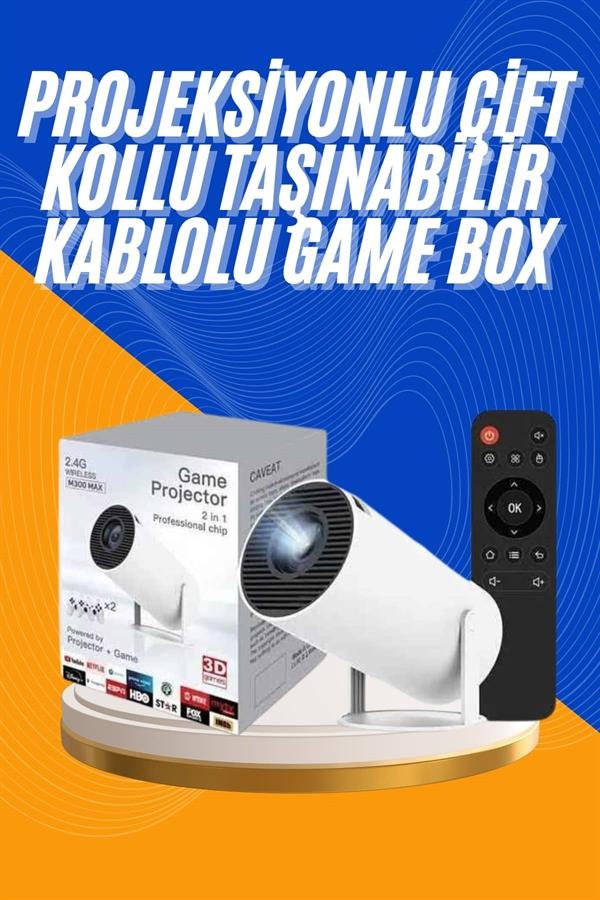 Najmaddin.com 2 1901 Projeksiyon Cihazı Video Oyun Konsolu 8 GB Hafıza LCD Ekran Kumandalı najmaddin.com 10000:1 kontrast oranı sayesinde renk geçişleri daha derin ve net bir şekilde yansıtılır. LCD LED ekran teknolojisi ile donatılan cihaz